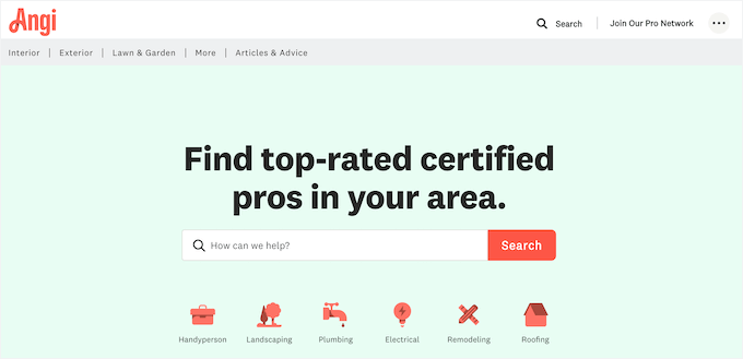 An example web directory An example web directory