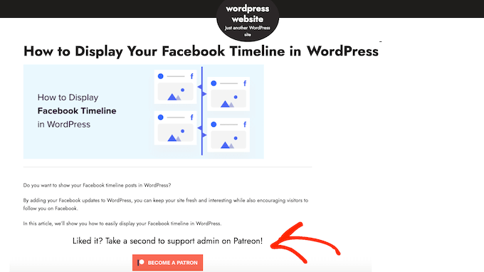 Adding a Patreon button to any WordPress postAdding a Patreon button to any WordPress post Adding a Patreon button to any WordPress post