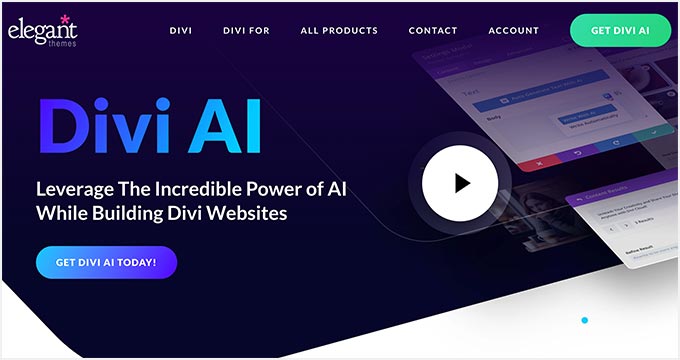 Elegant Themes Divi AI Elegant Themes Divi AI