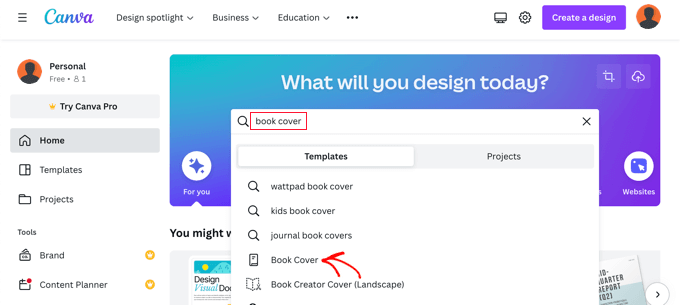 Canva'da Kitap Kapağı Şablonları Arama Canva'da Kitap Kapağı Şablonları Arama