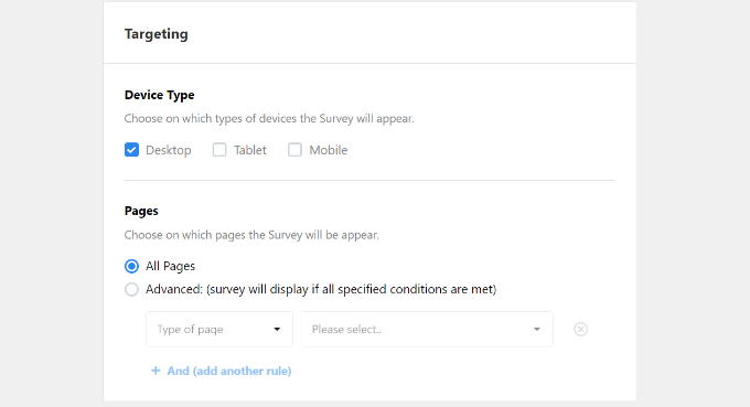 Enable targeting addon Enable targeting addon