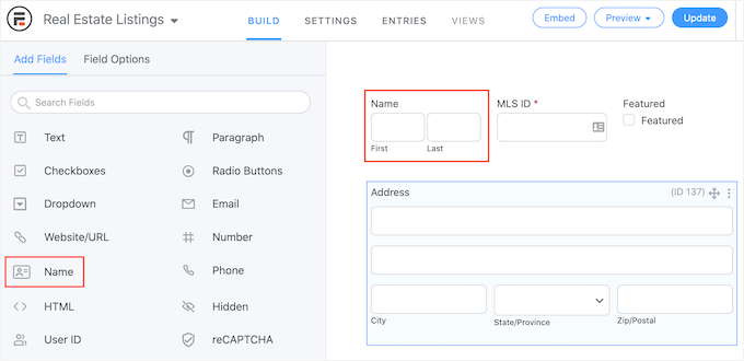 Adding fields to a WordPress form Adding fields to a WordPress form