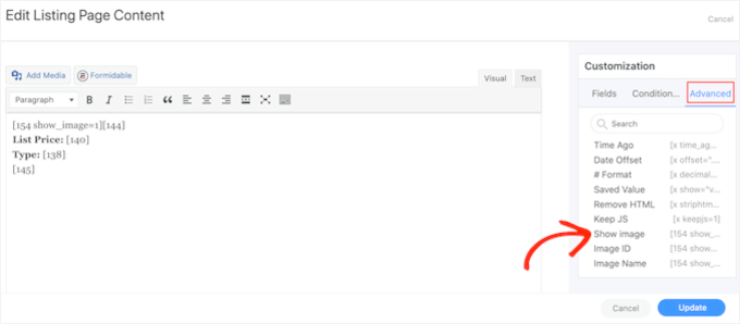 Adding images to a directory listing Adding images to a directory listing