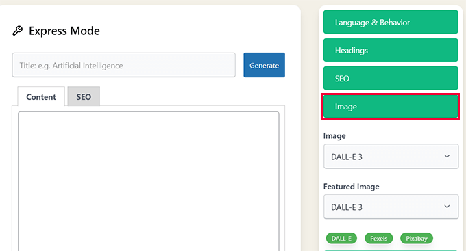 Generate images Generate images