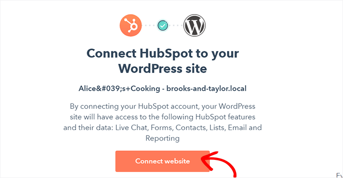 connect website to hubspot connect website to hubspot
