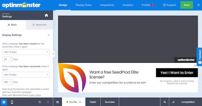 A floating bar, created using OptinMonster A floating bar, created using OptinMonster