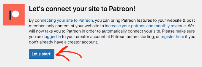 Connecting a WordPress website to Patreon Connecting a WordPress website to Patreon