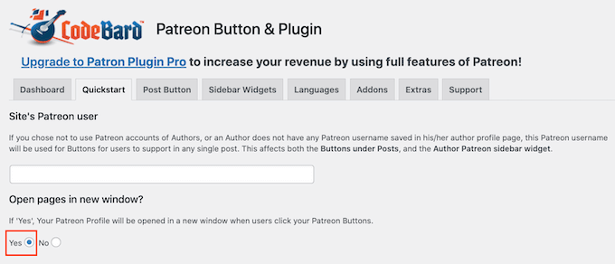How to open a Patreon link in a new tab on your WordPress website How to open a Patreon link in a new tab on your WordPress website