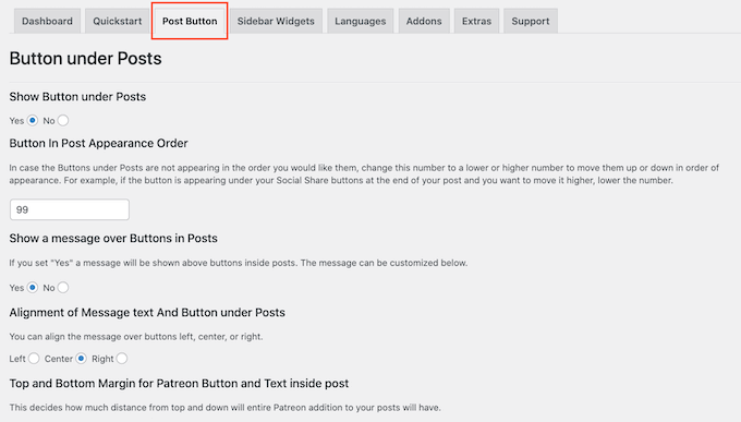 Customizing the Patreon button on your WordPress blog or website Customizing the Patreon button on your WordPress blog or website