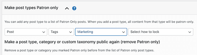 Restricting tags to Patreon members in WordPress Restricting tags to Patreon members in WordPress