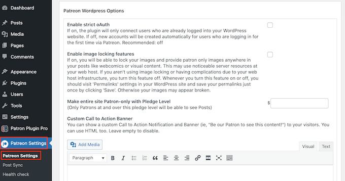 The Patron Plugin Pro plugin from CodeBard The Patron Plugin Pro plugin from CodeBard