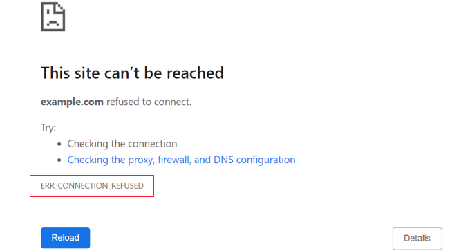 This Site Can't Be Reached Error This Site Can't Be Reached Error
