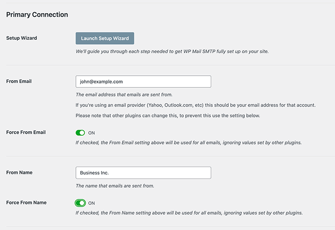Change sender name and email in WordPress using WP Mail SMTP Change sender name and email in WordPress using WP Mail SMTP