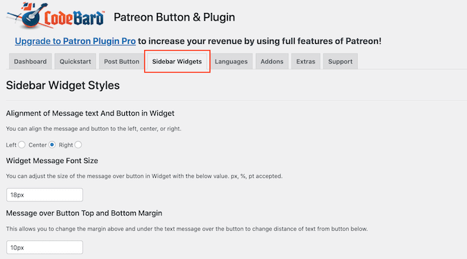 Adding a Patreon button to the WordPress sidebar Adding a Patreon button to the WordPress sidebar