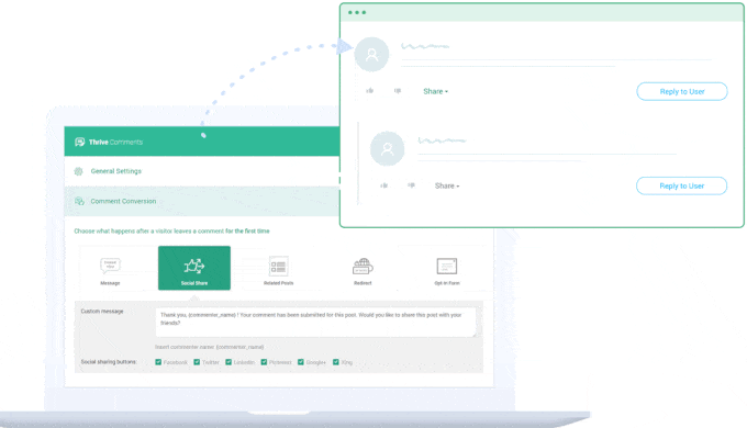 Thrive Kommentare Animation