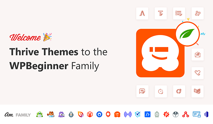 Willkommen Thrive Themes in der WPBeginner-Familie