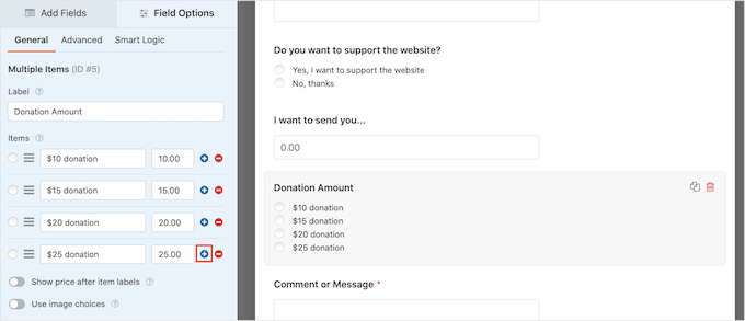 Adding payment choices to a WordPress form Adding payment choices to a WordPress form