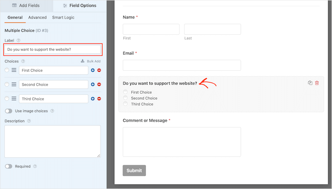 A WordPress form with an optional payment section A WordPress form with an optional payment section
