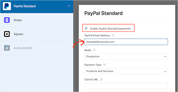 Enabling PayPal payments in WPForms Enabling PayPal payments in WPForms