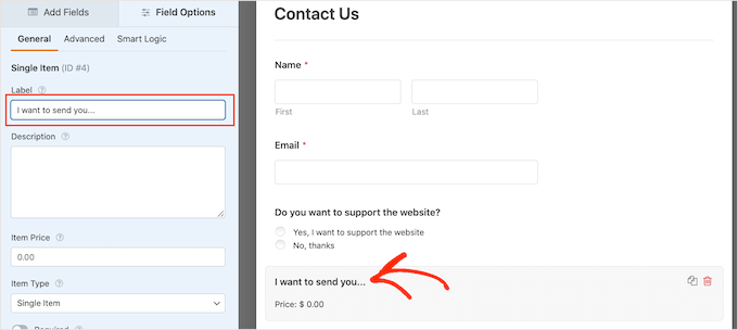 Customizing a WordPress form Customizing a WordPress form