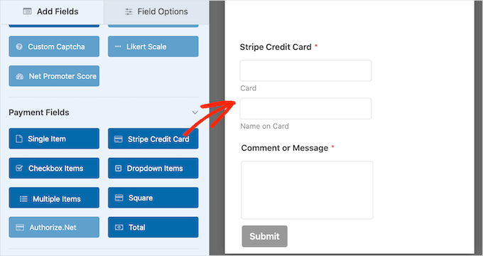 Adding payment fields to a WordPress form Adding payment fields to a WordPress form