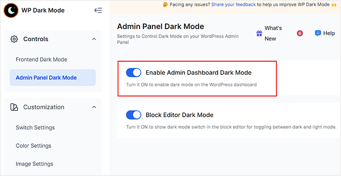 Add dark mode in the WordPress dashboard Add dark mode in the WordPress dashboard