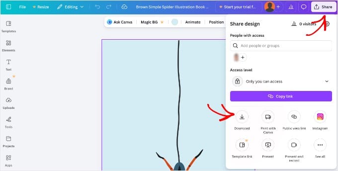 Téléchargement d'une couverture de livre Canva Téléchargement d'une couverture de livre Canva