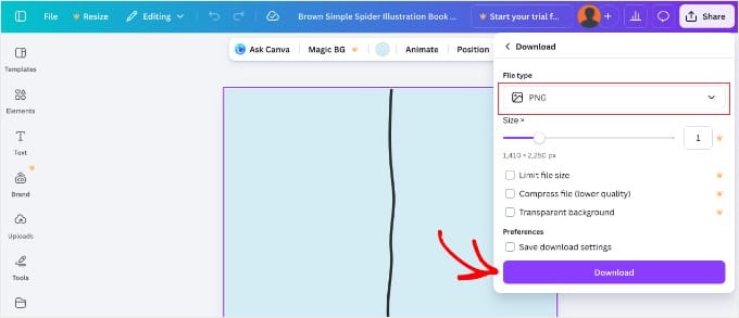 Téléchargement d'une couverture de livre Canva en tant qu'image PNG Téléchargement d'une couverture de livre Canva en tant qu'image PNG
