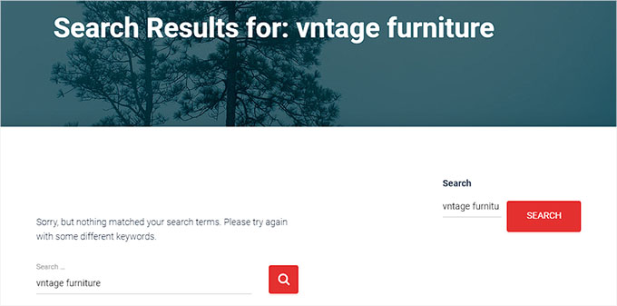 No search results found No search results found