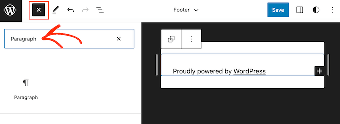 Aggiungere un link all'informativa sulla privacy a un modello di editor completo del sito