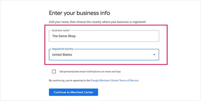 Forneça detalhes do negócio Forneça detalhes do negócio