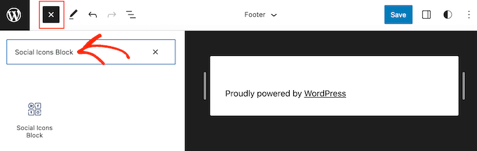 Aggiunta di icone social al piè di pagina di WordPress