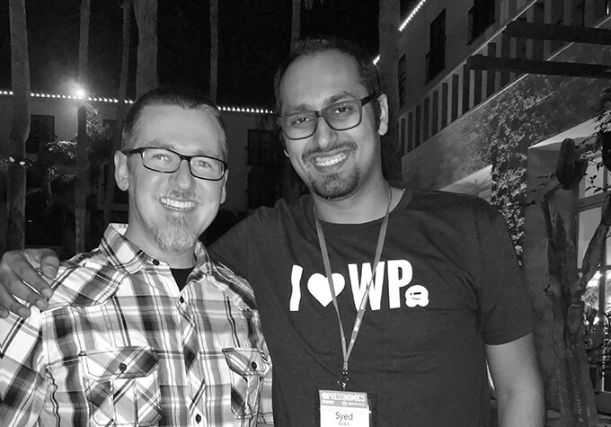 Syed Balkhi e Shawn Hesketh na Pressnomics