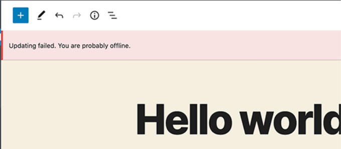 Aktualisierung fehlgeschlagen Fehler