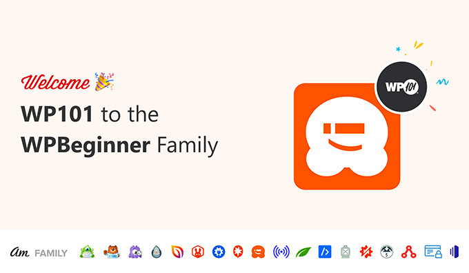 WP101 está se juntando à Família WPBeginner