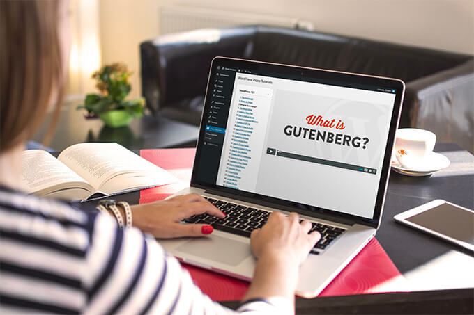 Vídeos de Treinamento WordPress WP101 dentro do Painel do WordPress