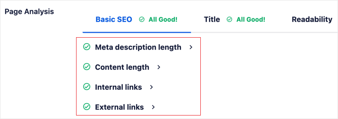 All AIOSEO Indicators Are Green