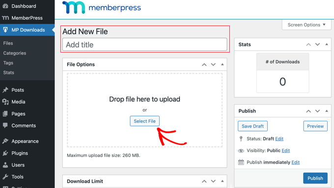 Adding an Audiobook File to MemberPress
