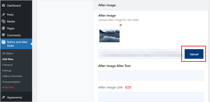 Uploading an after image Uploading an after image
