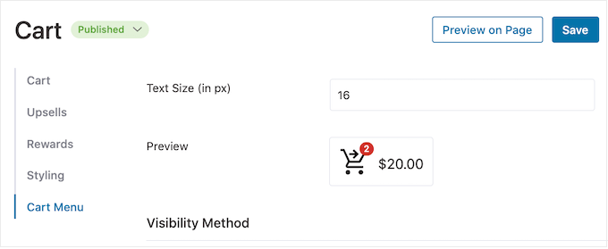 WordPressでカスタムカートアイコンを作成する方法 WordPressでカスタムカートアイコンを作成する方法
