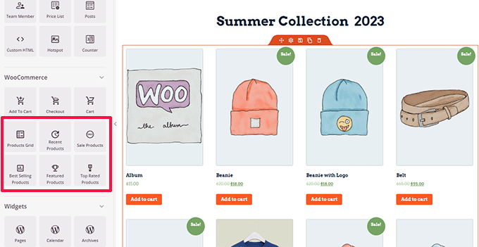 Display products Display products