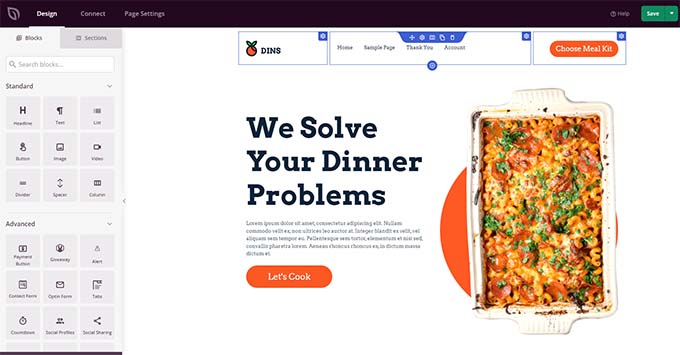 Editing product page Editing product page