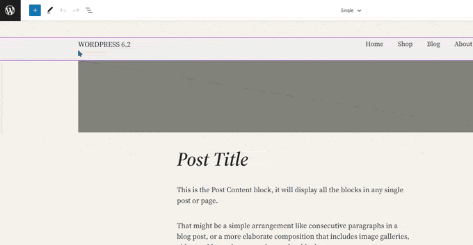 Sair do editor de site