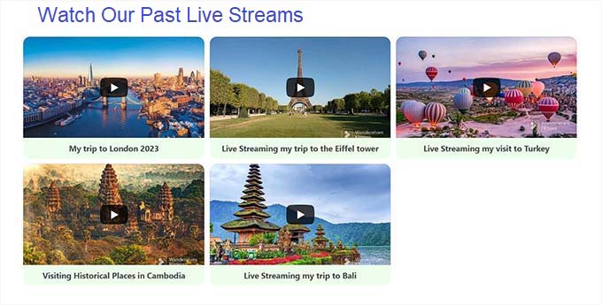 FSE preview of YouTube live feed FSE preview of YouTube live feed