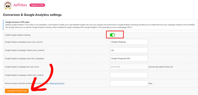 Gerar feed de produtos Gerar feed de produtos