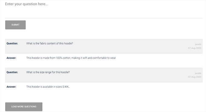 Q and A section preview Q and A section preview