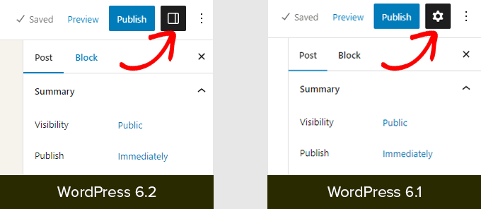 Ícone de configurações