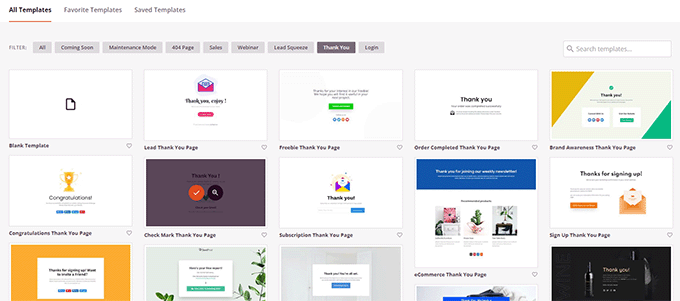 Thank you page templates Thank you page templates