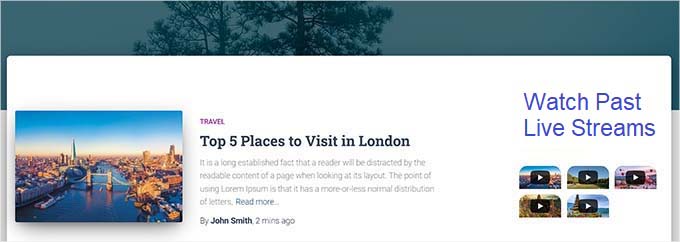 Widget Preview of YouTube feed Widget Preview of YouTube feed
