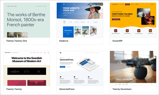 WordPress themes